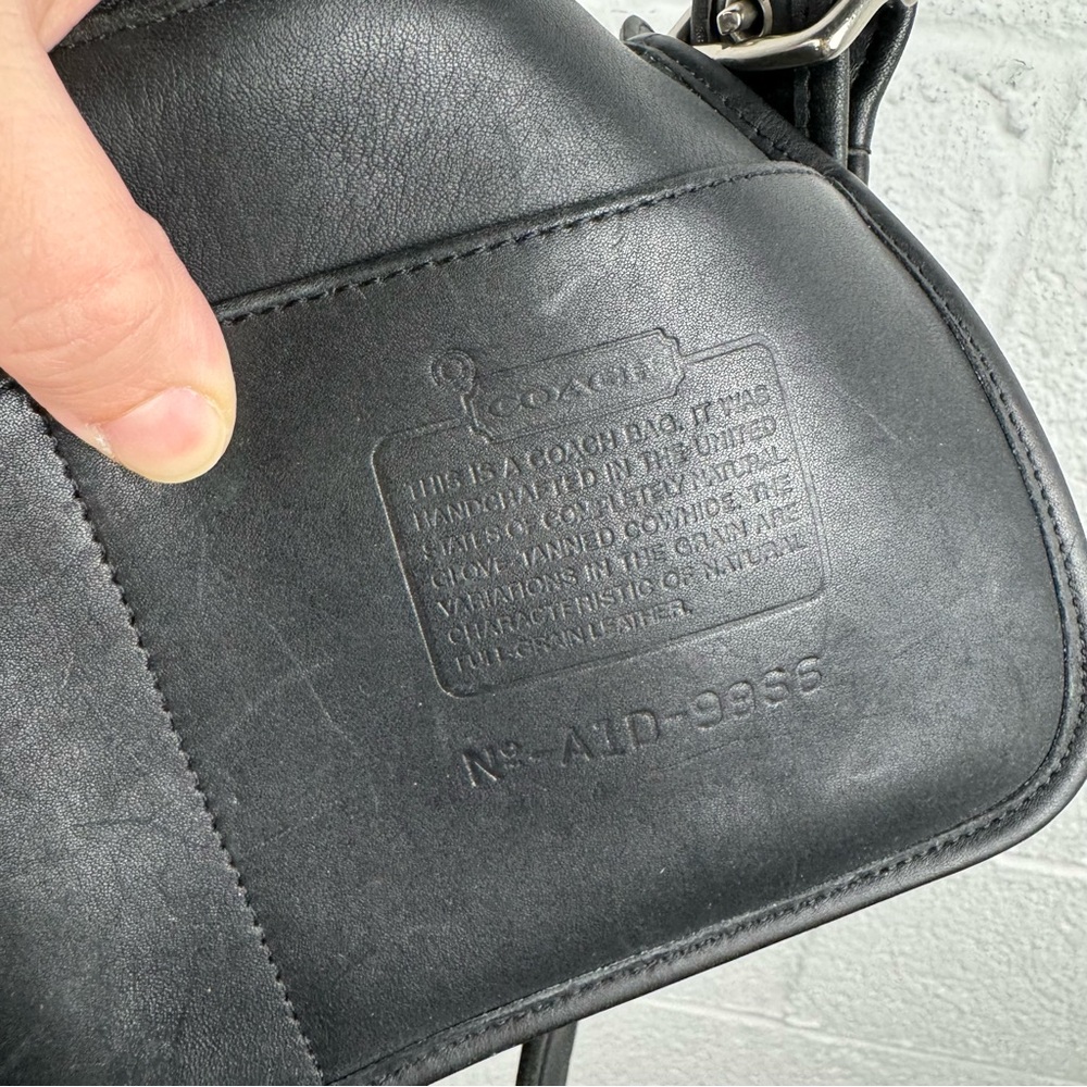 Coach Black Leather Legacy Bag - Picture 8 of 9